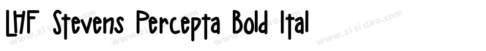 LHF Stevens Percepta Bold Italic字体转换